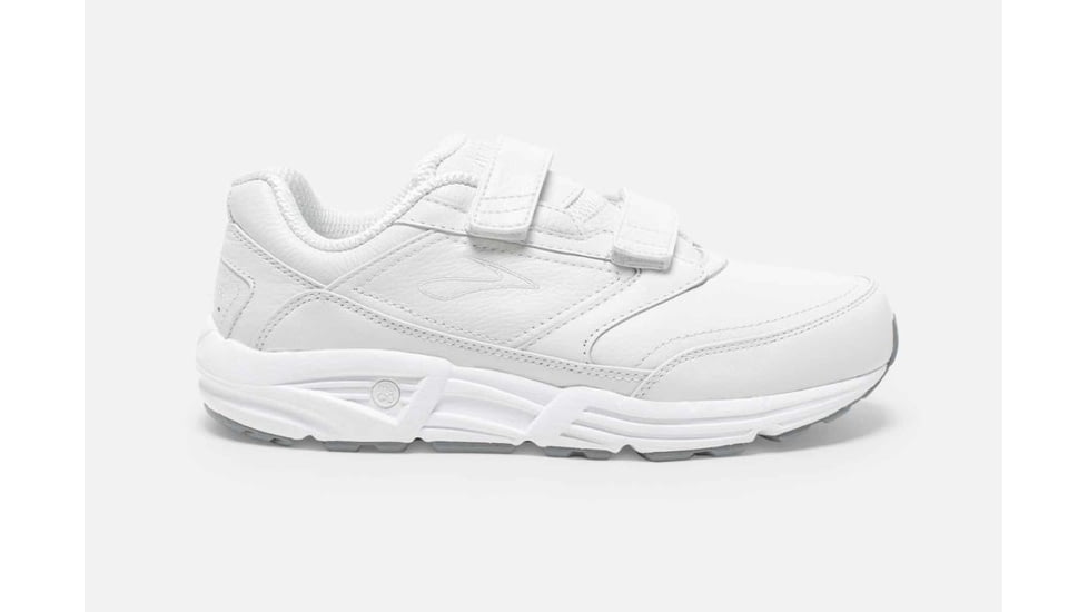 Brooks Addiction Walker V-Strap Womens Casual Shoes, White, 7 US, Extra Wide, 1200332E111.070
