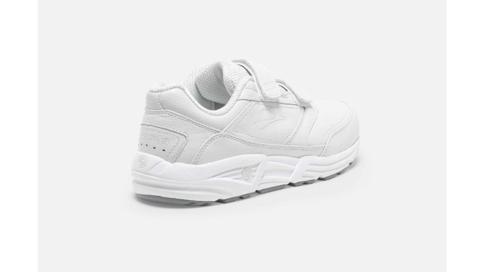 Brooks Addiction Walker V-Strap Womens Casual Shoes, White, 9.5 US, Wide, 1200331D111.095