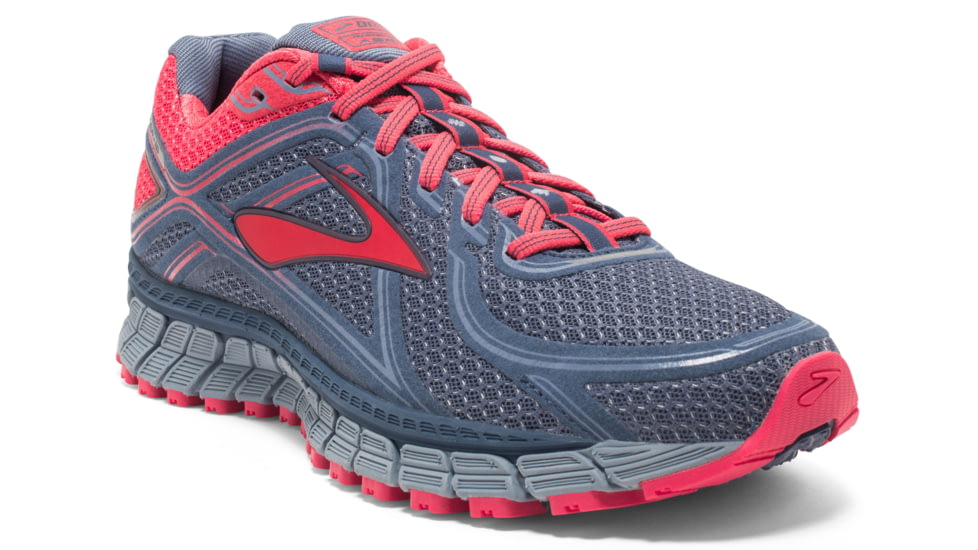 Brooks Adrenaline ASR 13 Trail Running Shoe - Women's-Blue/Teaberry/Stone-Medium-7.5