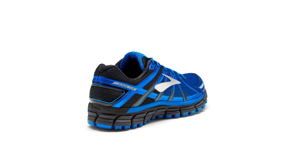Brooks Adrenaline ASR 14 Men's Road Running Shoe, Black/Ebony/Lapis Blue, 110254 035