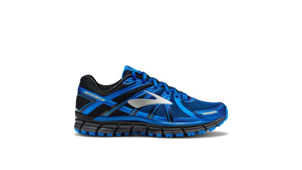 Brooks Adrenaline ASR 14 Men's Road Running Shoe, Black/Ebony/Lapis Blue, 110254 035