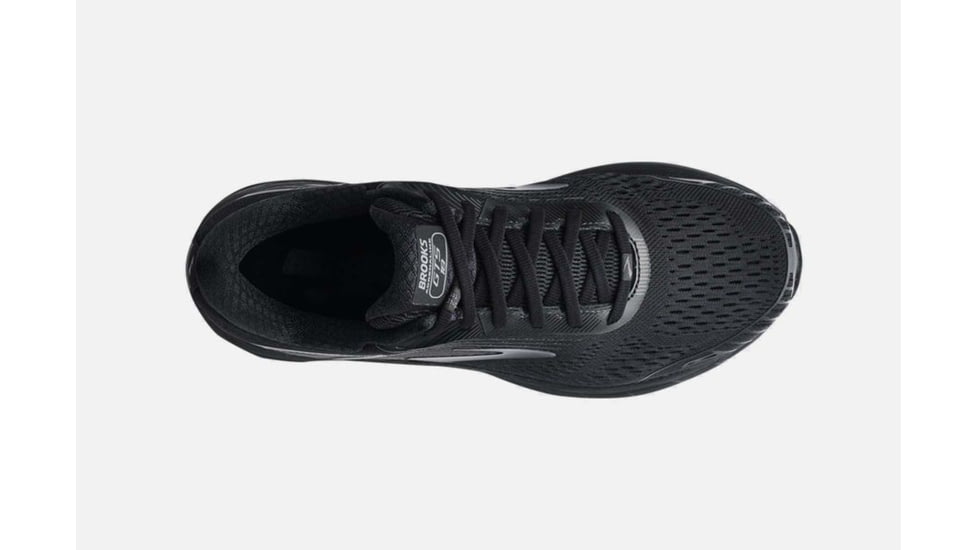 Brooks Adrenaline GTS 18 Mens Road Running Shoes, Black/Black, 7 US, Wide, 1102712E026.070