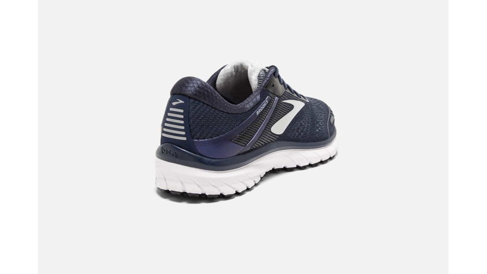 Brooks Adrenaline GTS 18 Mens Road Running Shoes, Navy/Grey/Black, 8 US, Medium, 1102711D438.080