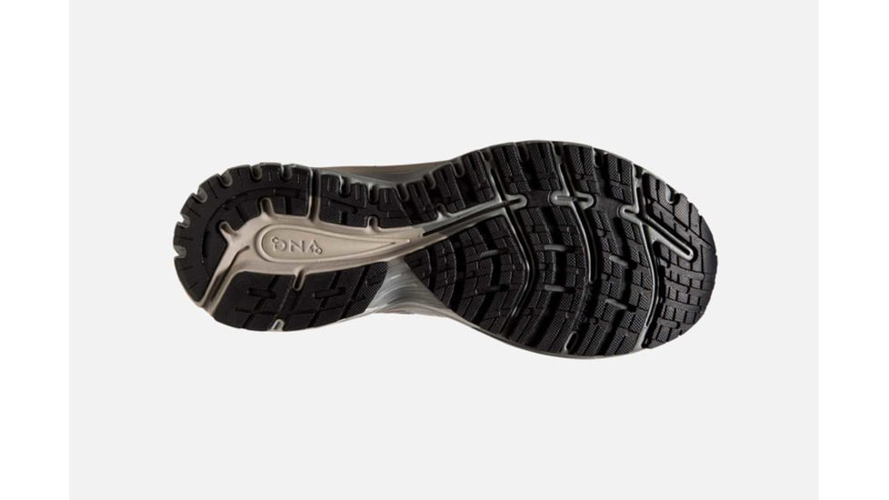 Brooks Adrenaline GTS 18 Mens Road Running Shoes, White/Grey/Tan, 7 US, Medium, 1102711D191.070