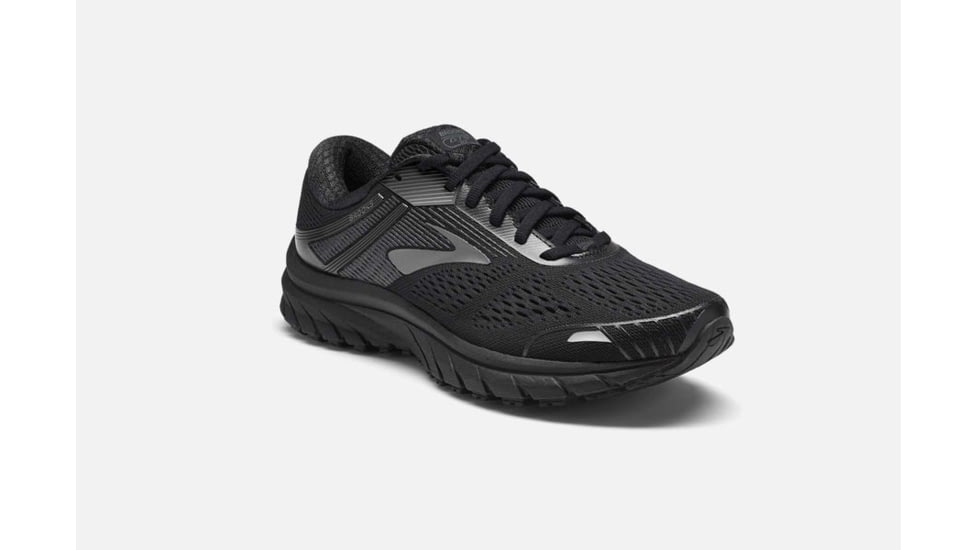 Brooks Adrenaline GTS 18 Womens Road Running Shoes, Black/Black, 5 US, Medium, 1202681B026.050