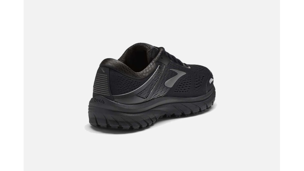 Brooks Adrenaline GTS 18 Womens Road Running Shoes, Black/Black, 5 US, Medium, 1202681B026.050