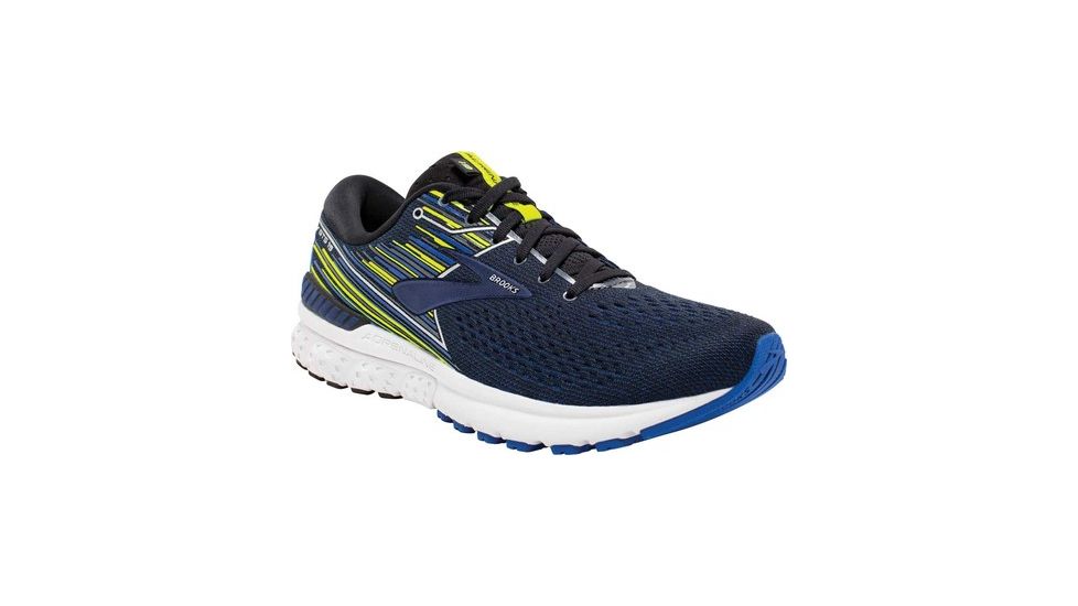 Brooks Adrenaline GTS 19 Road Running Shoes - Mens, Black/Blue/Nightlife, Medium, 8.5, 1102941D069.085