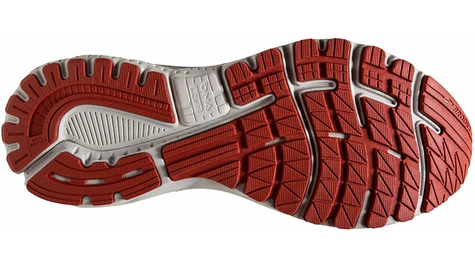 Brooks Adrenaline GTS 20 - Mens, Black/Ebony/Ketchup, Medium, 12.0, 1103071D029.120