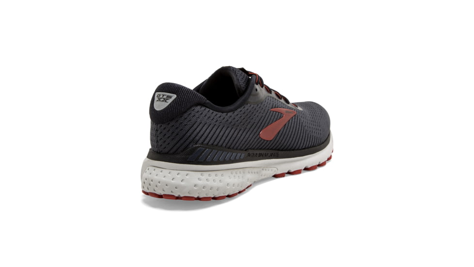 Brooks Adrenaline GTS 20 Road Running Shoe - Mens, Black/Ebony/Ketchup, Medium, 7.0, 1103071D029.070
