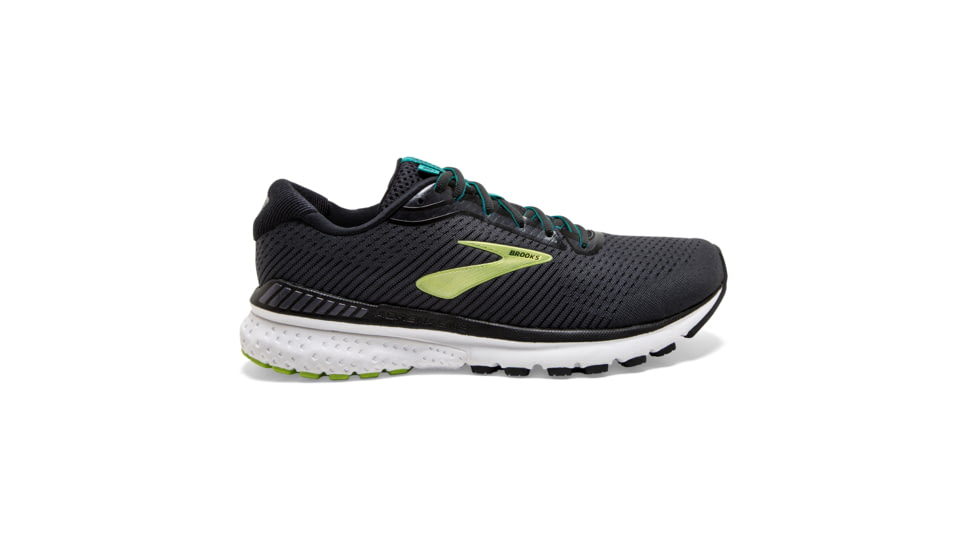 Brooks Adrenaline GTS 20 Road Running Shoe - Mens, Black/Lime/Blue Grass, Medium, 7.0, 1103071D018.070