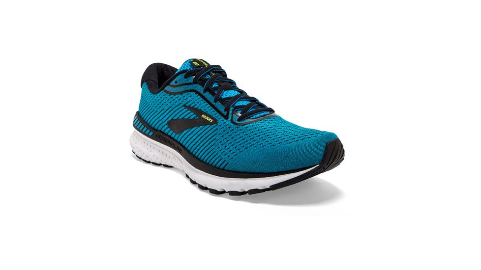 Brooks Adrenaline GTS 20 Road Running Shoe - Mens, Blue/Black/Nightlife, Medium, 7.0, 1103071D456.070
