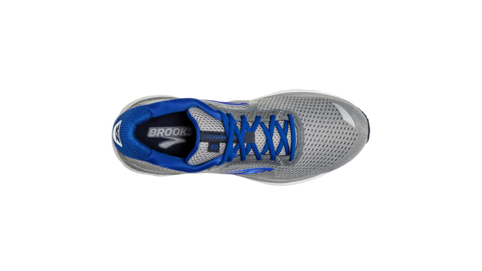 Brooks Adrenaline GTS 20 Road Running Shoe - Mens, Grey/Blue/Navy, Narrow, 7.0, 1103071B051.070