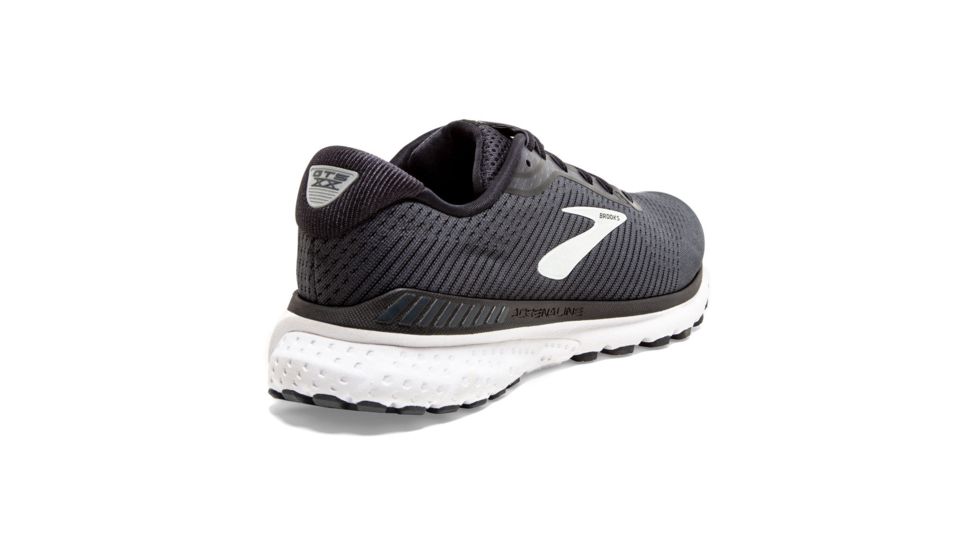 Brooks Adrenaline GTS 20 Road Running Shoe - Womens, Black/Grey/Ebony, 10B, 1202961B060.100