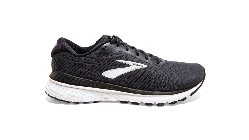 Brooks Adrenaline GTS 20 Road Running Shoe - Womens, Black/Grey/Ebony, 10B, 1202961B060.100