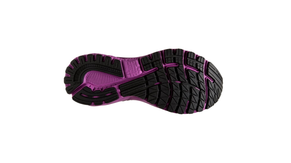 Brooks Adrenaline GTS 20 Road Running Shoe - Womens, Ebony/Black/Hollyhock, Medium, 5.0, 1202961B062.050