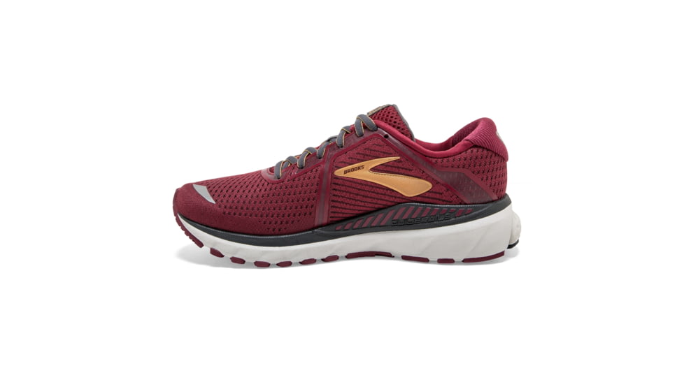 Brooks Adrenaline GTS 20 Road Running Shoe - Womens, Red/Gold/Ebony, Medium, 5.0, 1202961B639.050
