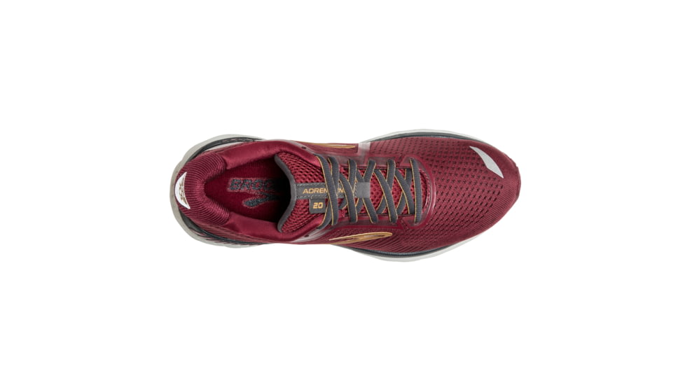 Brooks Adrenaline GTS 20 Road Running Shoe - Womens, Red/Gold/Ebony, Medium, 5.0, 1202961B639.050