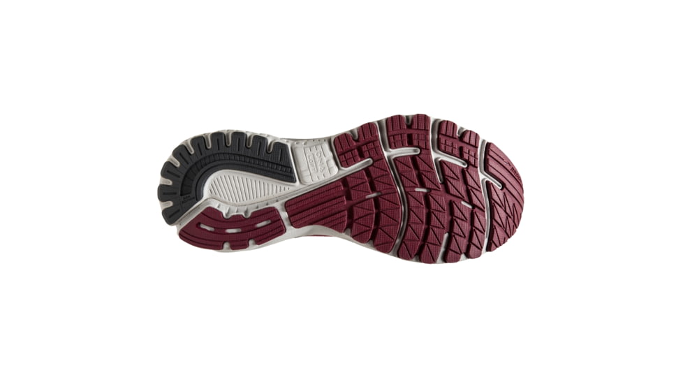 Brooks Adrenaline GTS 20 Road Running Shoe - Womens, Red/Gold/Ebony, Medium, 5.0, 1202961B639.050