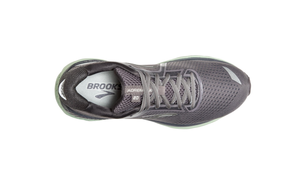 Brooks Adrenaline GTS 20 Road Running Shoe - Womens, Shark/Pearl/Mint, 9B, 1202961B084.090