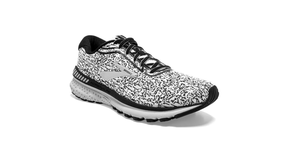 Brooks Adrenaline GTS 20 Road Running Shoe - Womens, White/Black/Oyster, 10B, 1202961B167.100