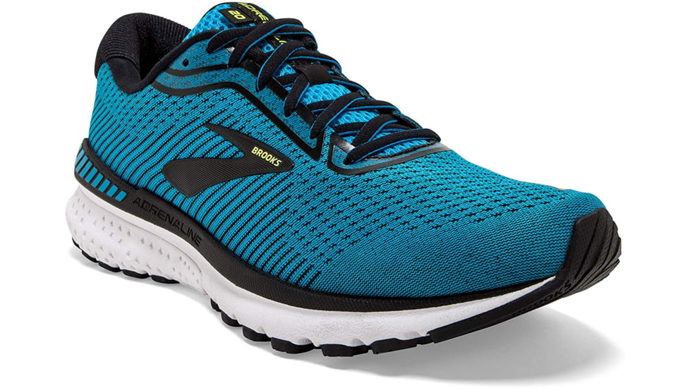 Brooks Adrenaline GTS 20 - Mens, Blue/Black/Nightlife, Medium, 9.0, 1103071D456.090