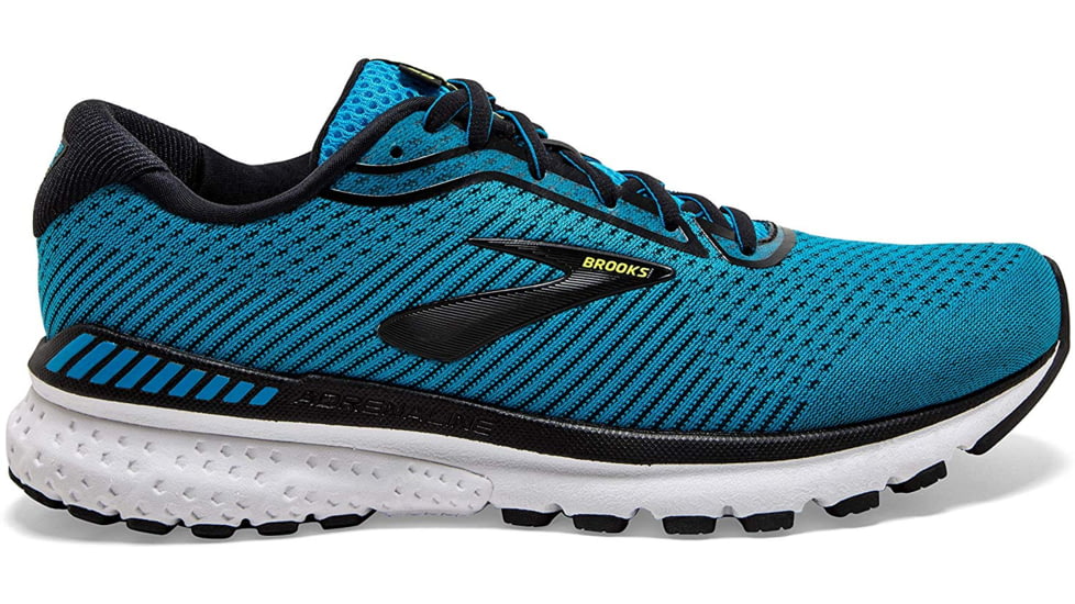Brooks Adrenaline GTS 20 - Mens, Blue/Black/Nightlife, Medium, 9.0, 1103071D456.090