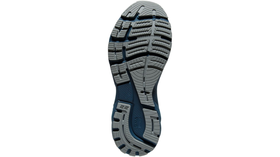 Brooks Adrenaline GTS 22 Running Shoes - Mens, Arctic/Red/Titan, 8.0, 1103661D004.080