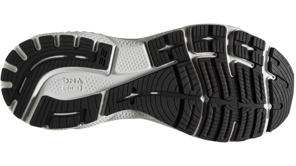 Brooks Adrenaline GTS 22 Running Shoes - Mens, Wide, Alloy/Grey/Black, 12.5, 1103662E012.125