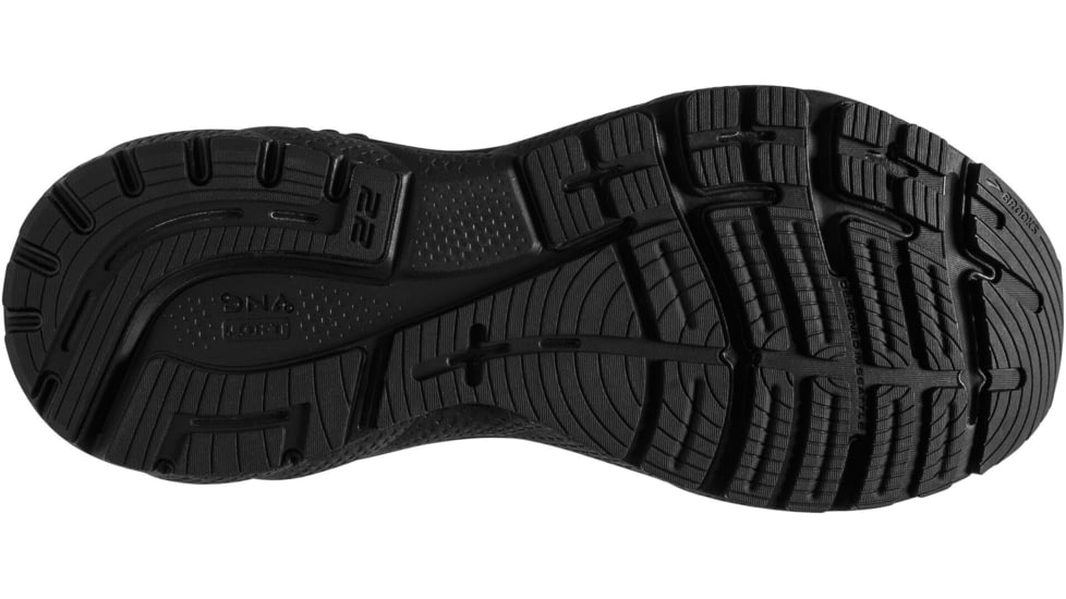 Brooks Adrenaline GTS 22 Running Shoes - Mens, Extra Wide, Black/Black/Ebony, 7.5, 1103664E020.075