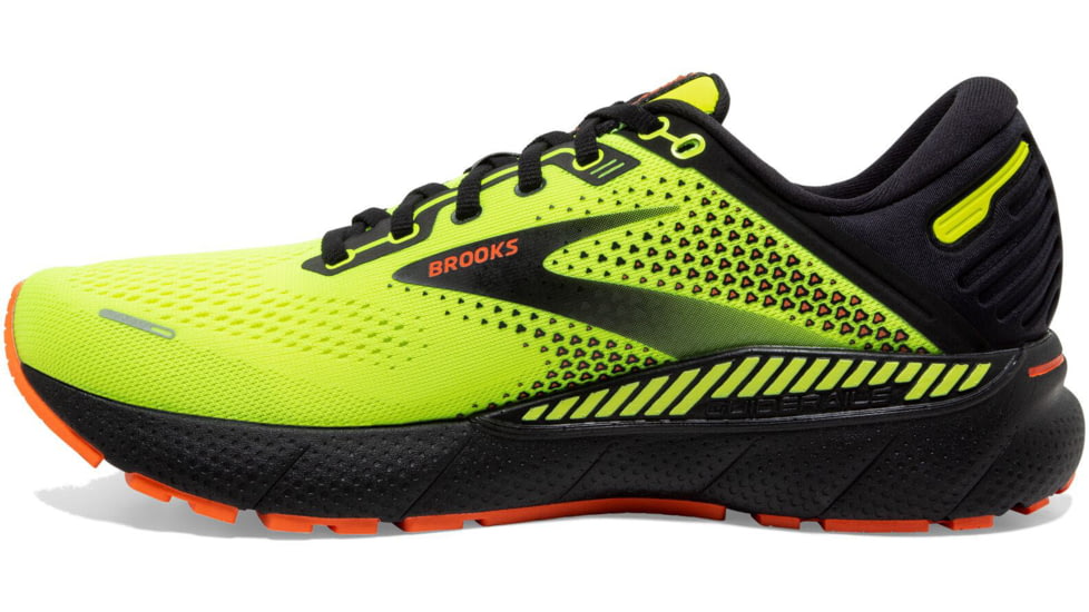 Brooks Adrenaline GTS 22 Running Shoes - Mens, Nightlife/Black/Flame, 8.5, 1103661D736.085