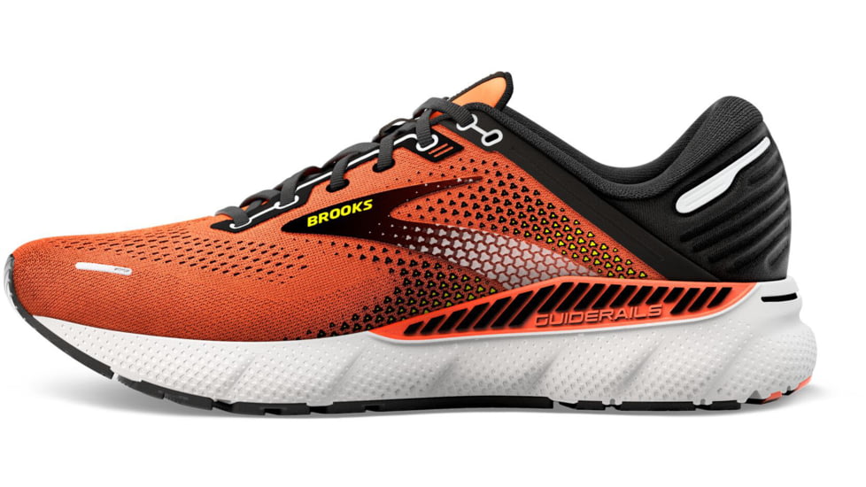 Brooks Adrenaline GTS 22 Running Shoes - Mens, Orange/Black/White, 9.0, 1103661D846.090