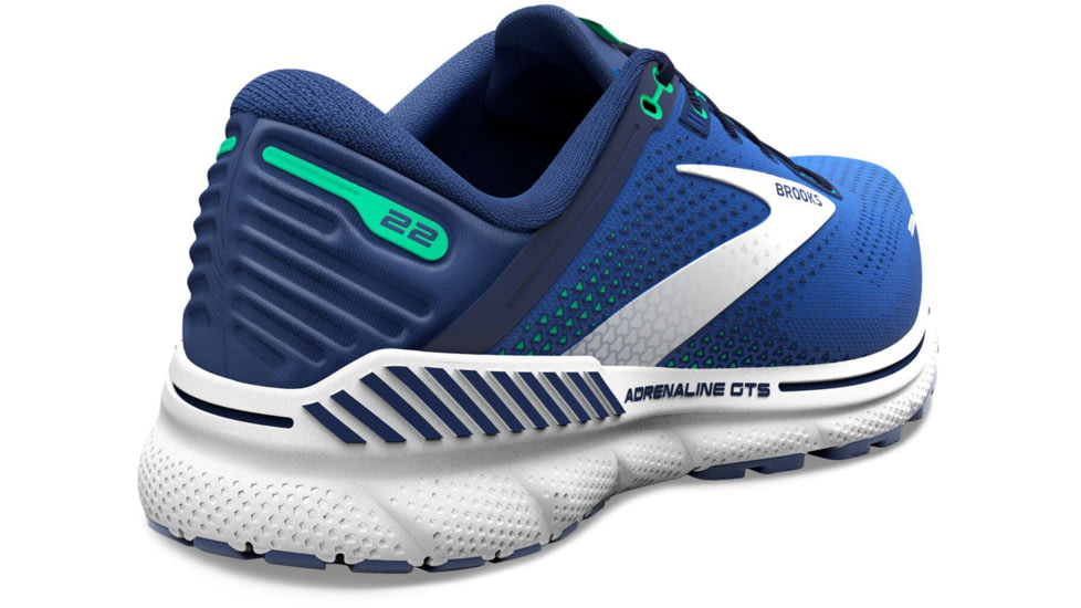 Brooks Adrenaline GTS 22 Running Shoes - Mens, Surf the Web/Blue/Irish Green, 9.5, 1103661D469.095