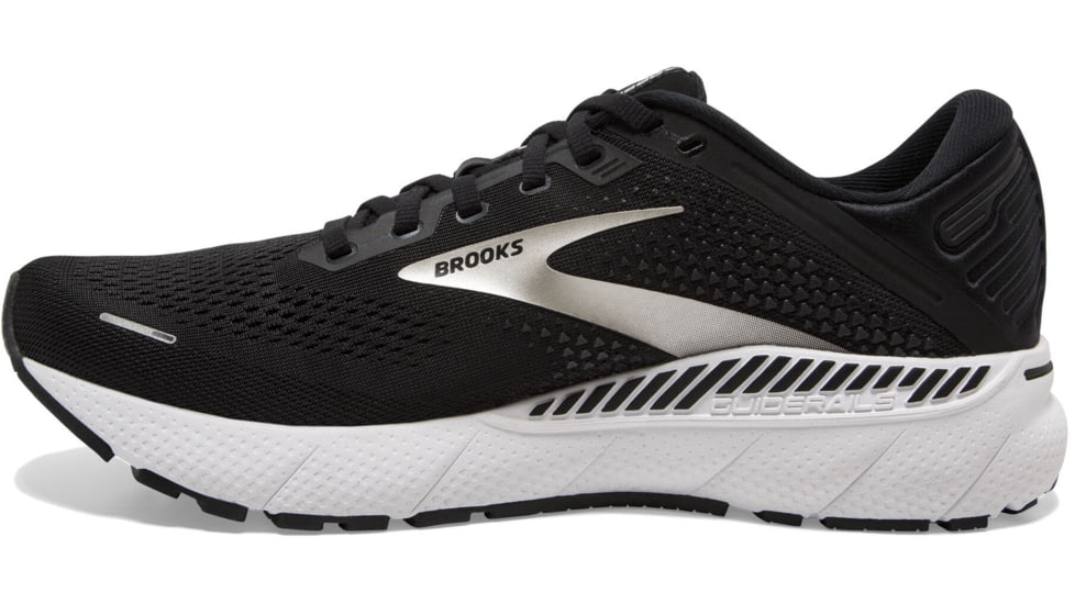 Brooks Adrenaline GTS 22 Running Shoes - Mens, Wide, Black/Silver/Anthracite, 9.0, 1103662E043.090