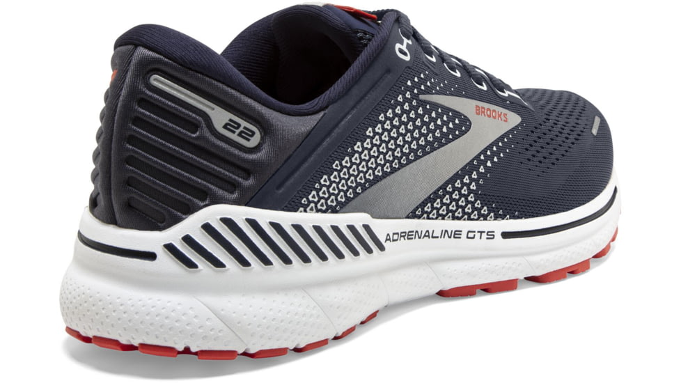 Brooks Adrenaline GTS 22 Running Shoes - Mens, Medium, Peacoat/India Ink/Grenadine, 8.5, 1103661D435.085