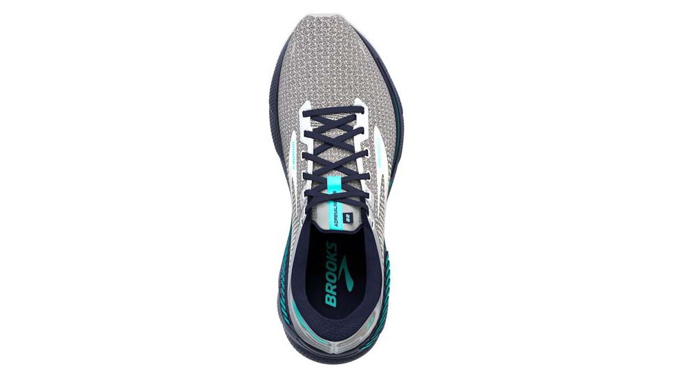 Brooks Adrenaline GTS 22 Running Shoes - Womens, Medium, Grey/Peacoat/Aruba, 10.0, 1203531B036.100