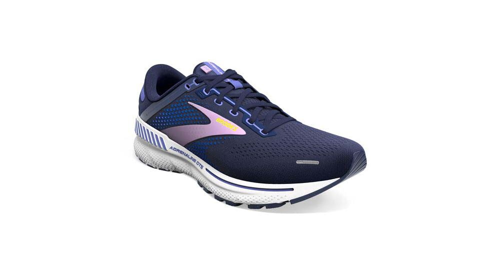 Brooks Adrenaline GTS 22 Running Shoes - Womens, Narrow, Peacoat/Blue Iris/Rhapsody, 5.0, 1203532A514.050