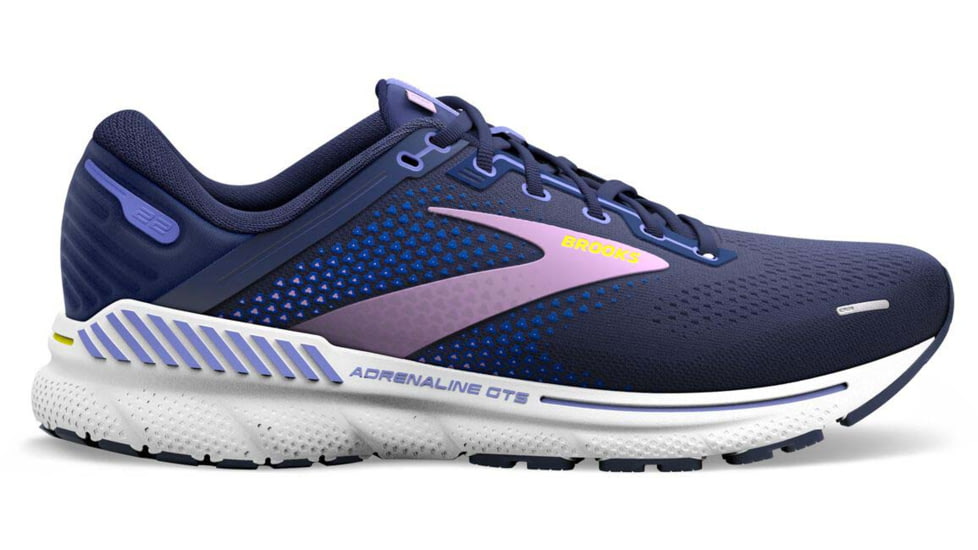 Brooks Adrenaline GTS 22 Running Shoes - Womens, Narrow, Peacoat/Blue Iris/Rhapsody, 5.0, 1203532A514.050