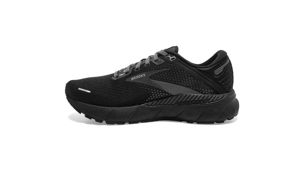 Brooks Adrenaline GTS 22 Running Shoes - Womens, Wide, Black/Black/Ebony, 7.0, 1203531D020.070