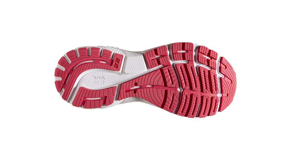 Brooks Adrenaline GTS 22 Running Shoes - Womens, Wide, Black/Purple/Coral, 9.0, 1203531D080.090