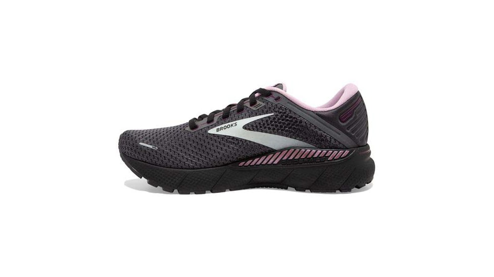 Brooks Adrenaline GTS 22 Running Shoes - Womens, Wide, Pearl/Black/Metallic, 9.5, 1203531D015.095