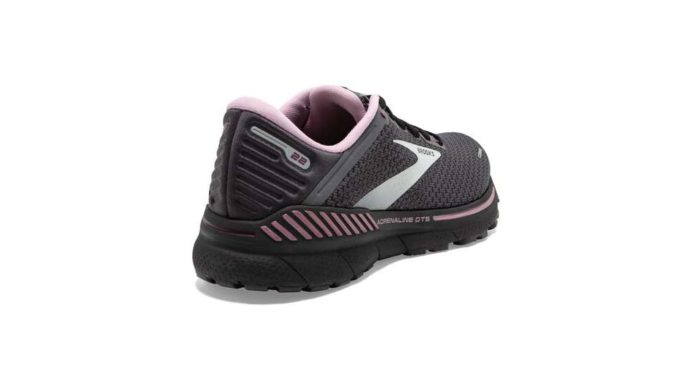 Brooks Adrenaline GTS 22 Running Shoes - Womens, Wide, Pearl/Black/Metallic, 9.5, 1203531D015.095