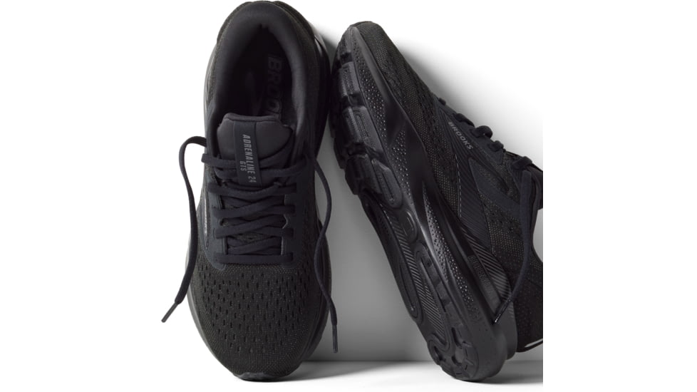 Brooks Adrenaline GTS 24 Running Shoes - Mens, Black/Black/Ebony, 9 US, 1104371D020.090