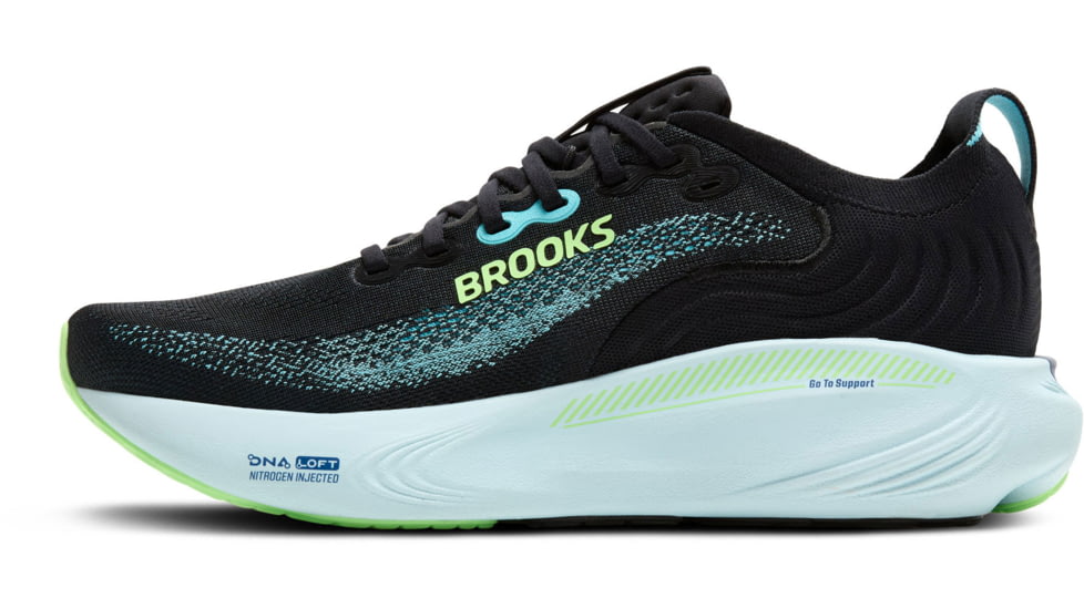 Brooks Adrenaline GTS 25 Road Running Shoes - Mens, Black/Ipanema/Mint, 12, 1D, 1104541D055.120