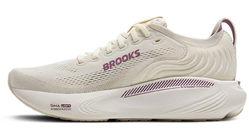 Brooks Adrenaline GTS 25 - Womens Road Running Shoes, Coconut/Argyle, 10 US, 1204431B128.100