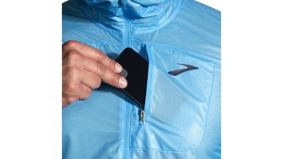 Brooks All Altitude Jacket - Mens, Spring Break/Navy, XXL, 211381499.045