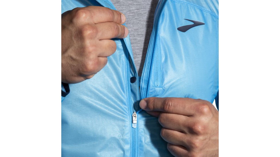 Brooks All Altitude Jacket - Mens, Spring Break/Navy, XXL, 211381499.045