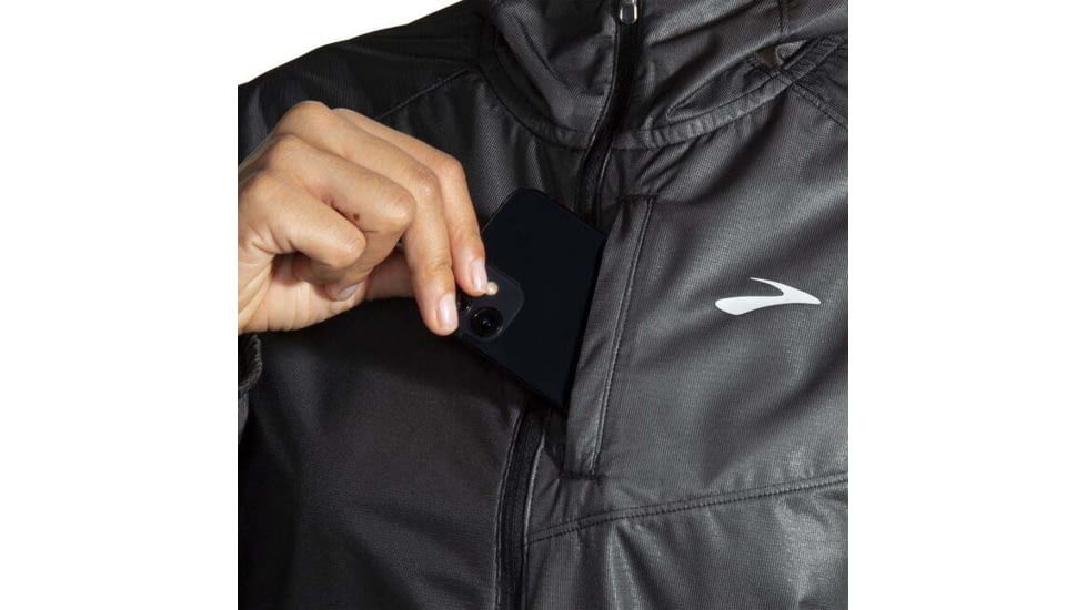 Brooks All Altitude Jacket - Womens, Black, S, 221520001.025