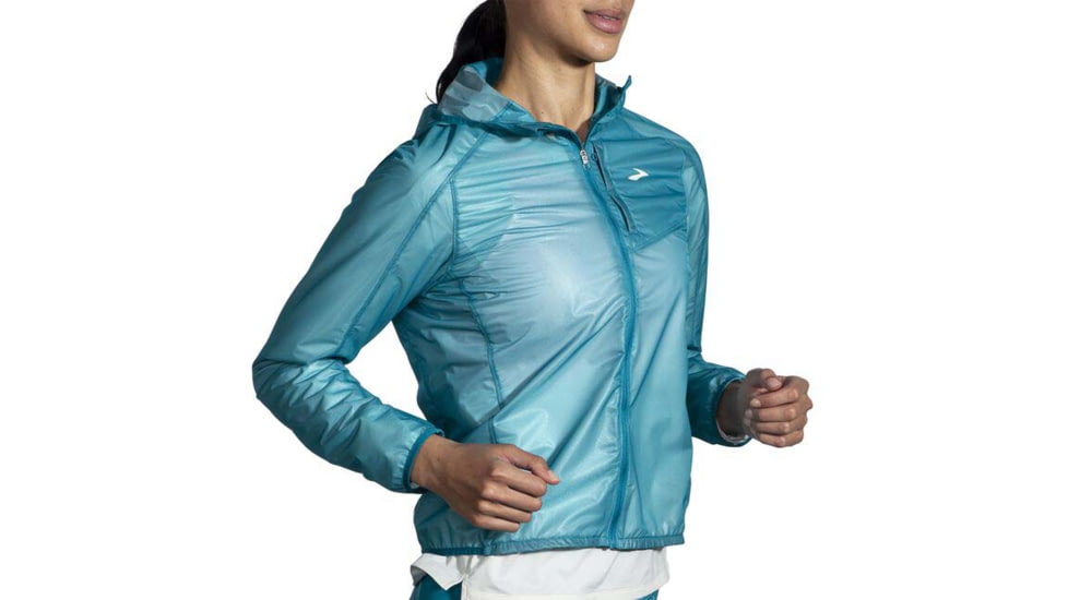 Brooks All Altitude Jacket - Womens, Lagoon, S, 221520453.025