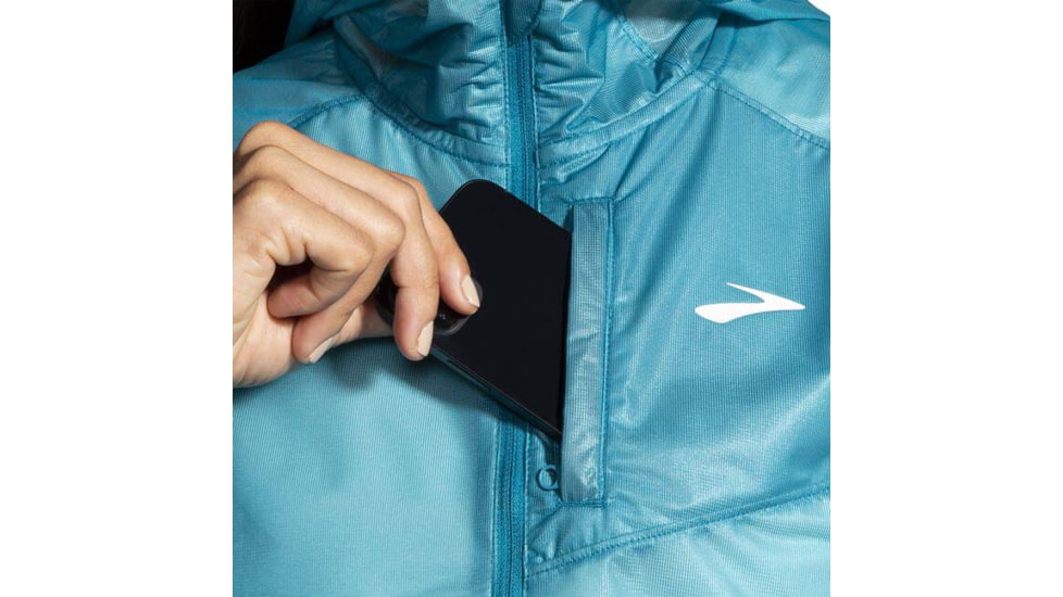 Brooks All Altitude Jacket - Womens, Lagoon, S, 221520453.025
