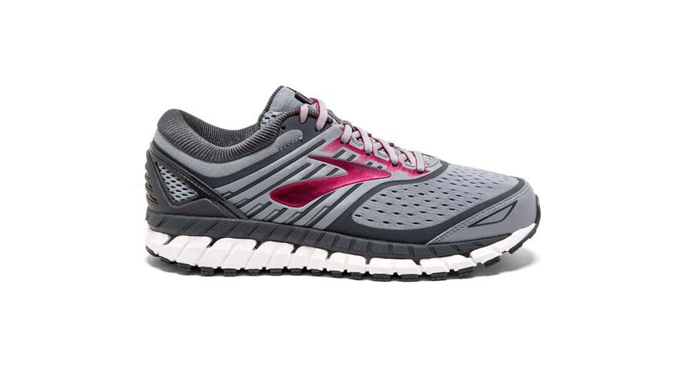 Brooks Ariel 18 Road Running Shoes - Womens, Grey/Grey/Pink, Medium, 7 US, 1202711B091.070